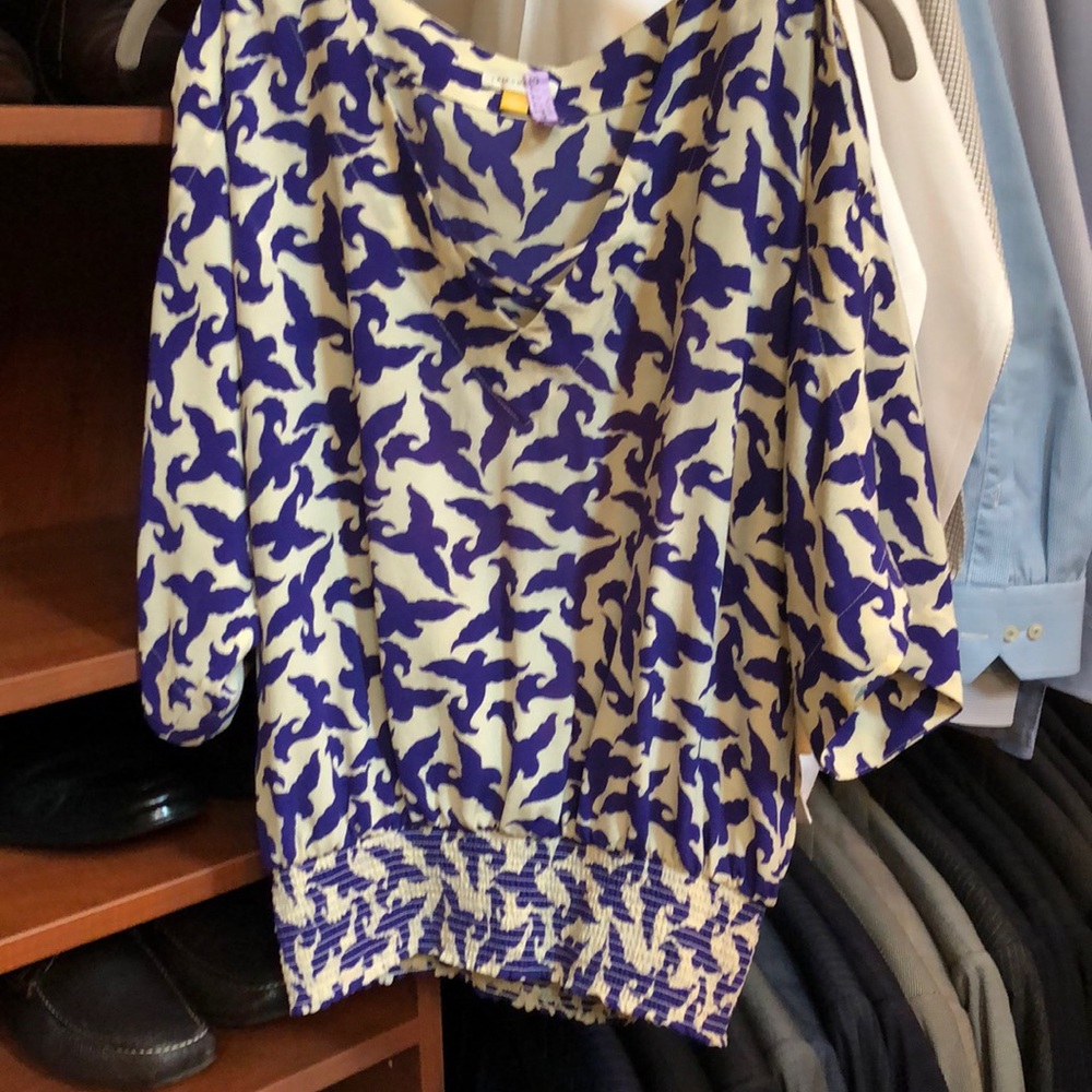 Silk 3/4 sleeve top